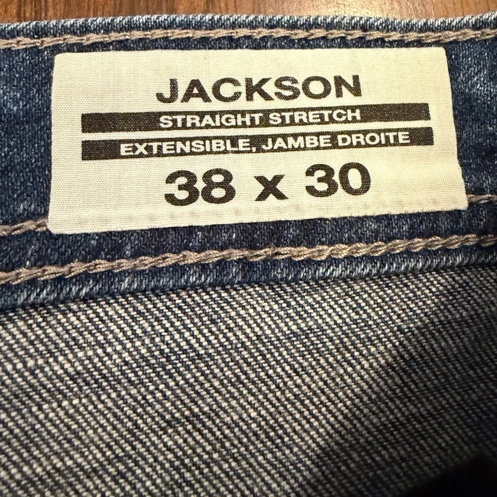 Buffalo David Bitton Jackson Straight Stretch Men's Jeans, Size 38x30
